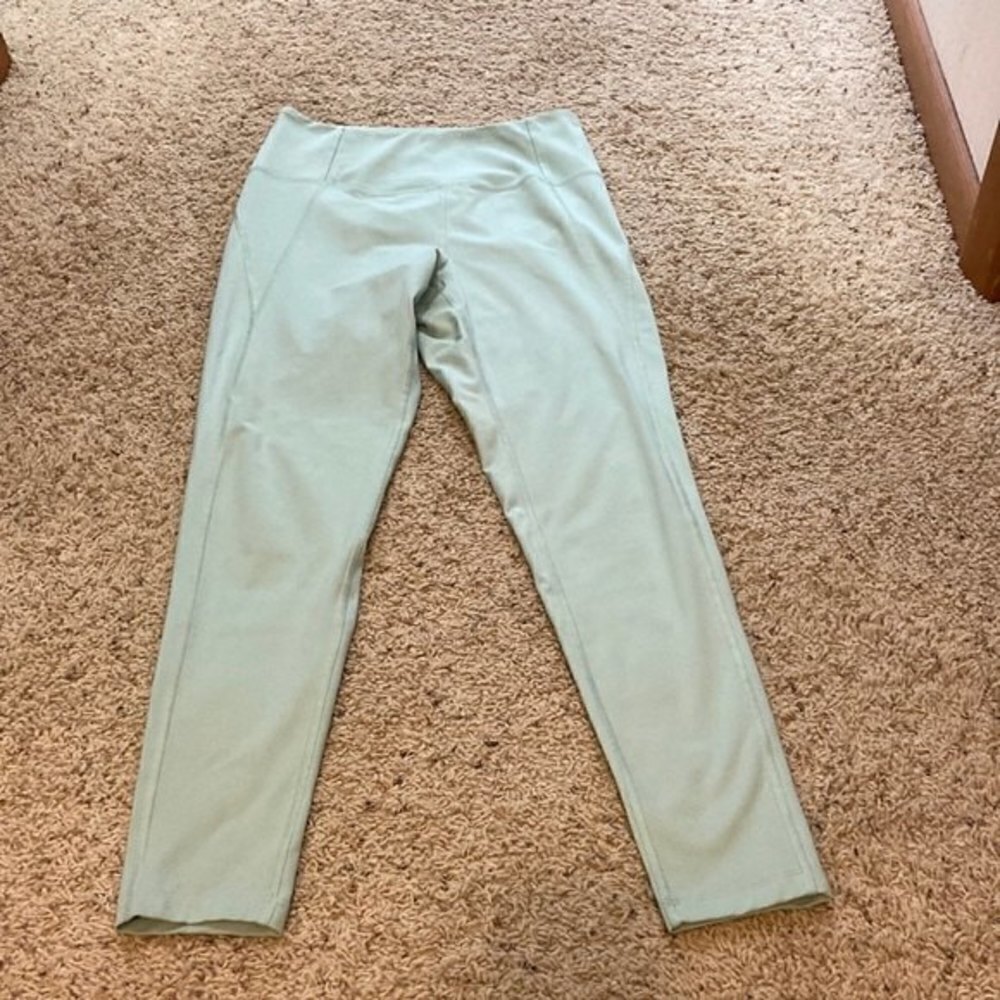 Girlfriend Collective High-Rise Legging in aqua